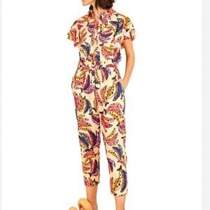 Farm Rio Women Banana Bunch Jumpsuit‎ - XS